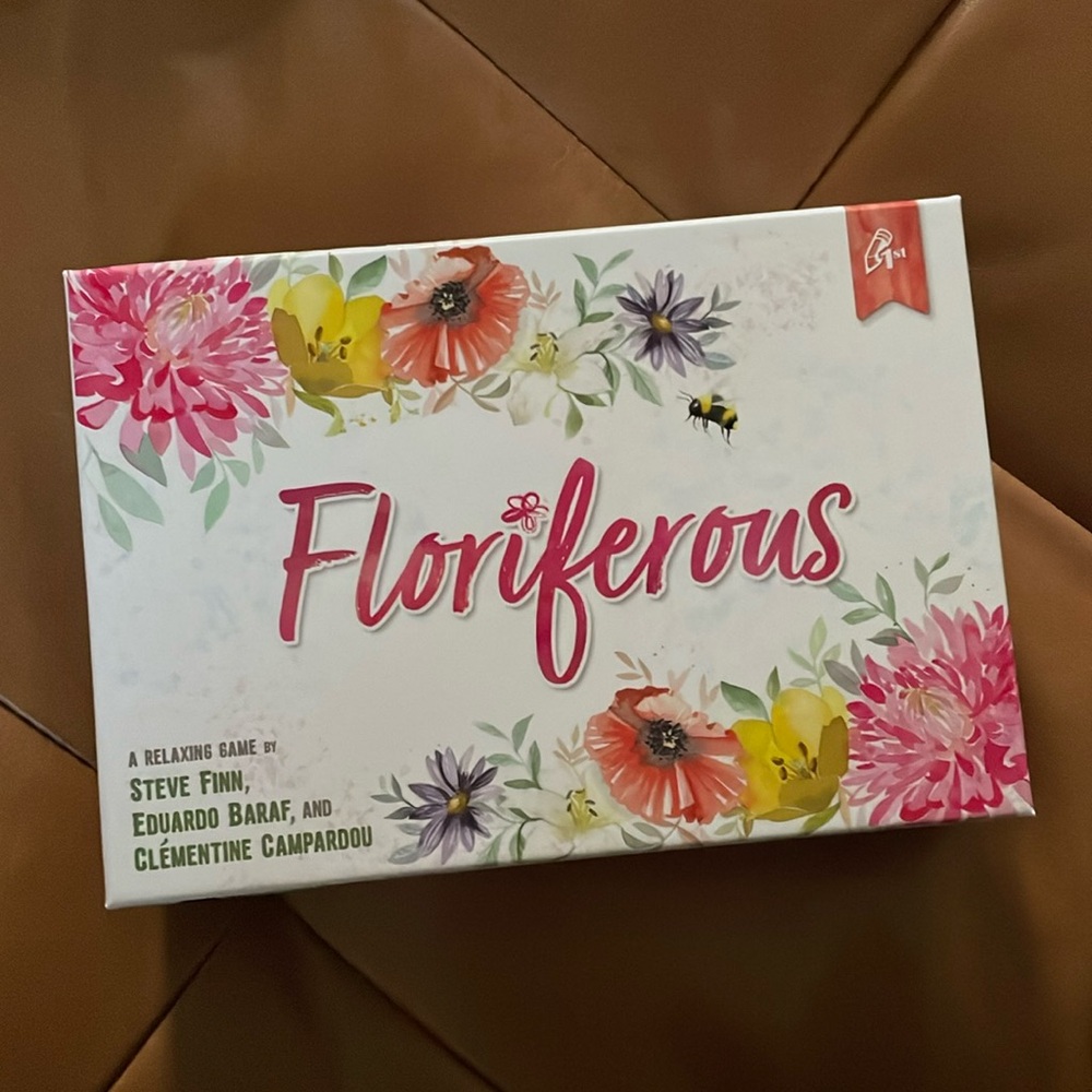 Floriferous Board Game Card Game like new with expansion and insert